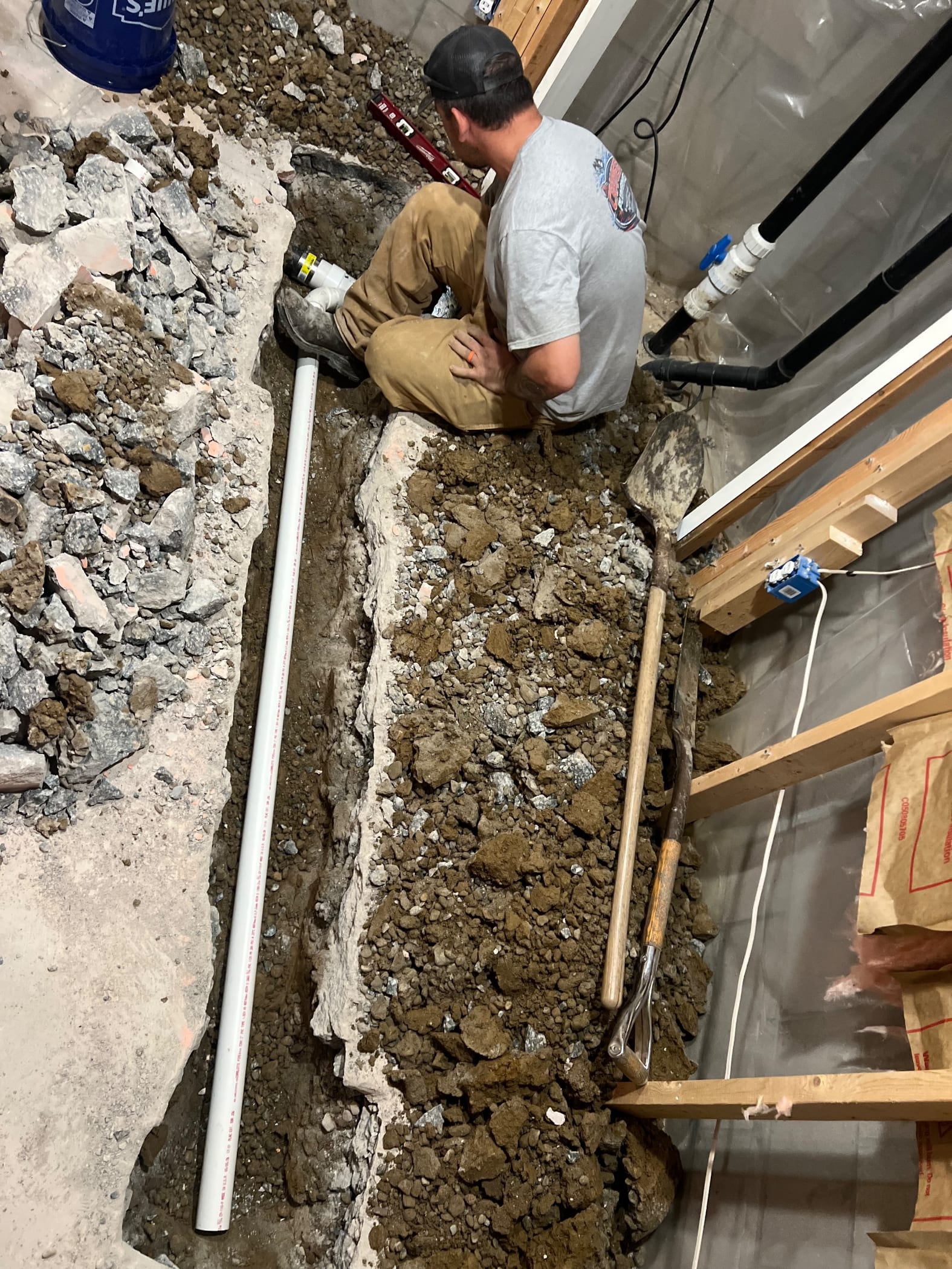 Plumbing and drain work