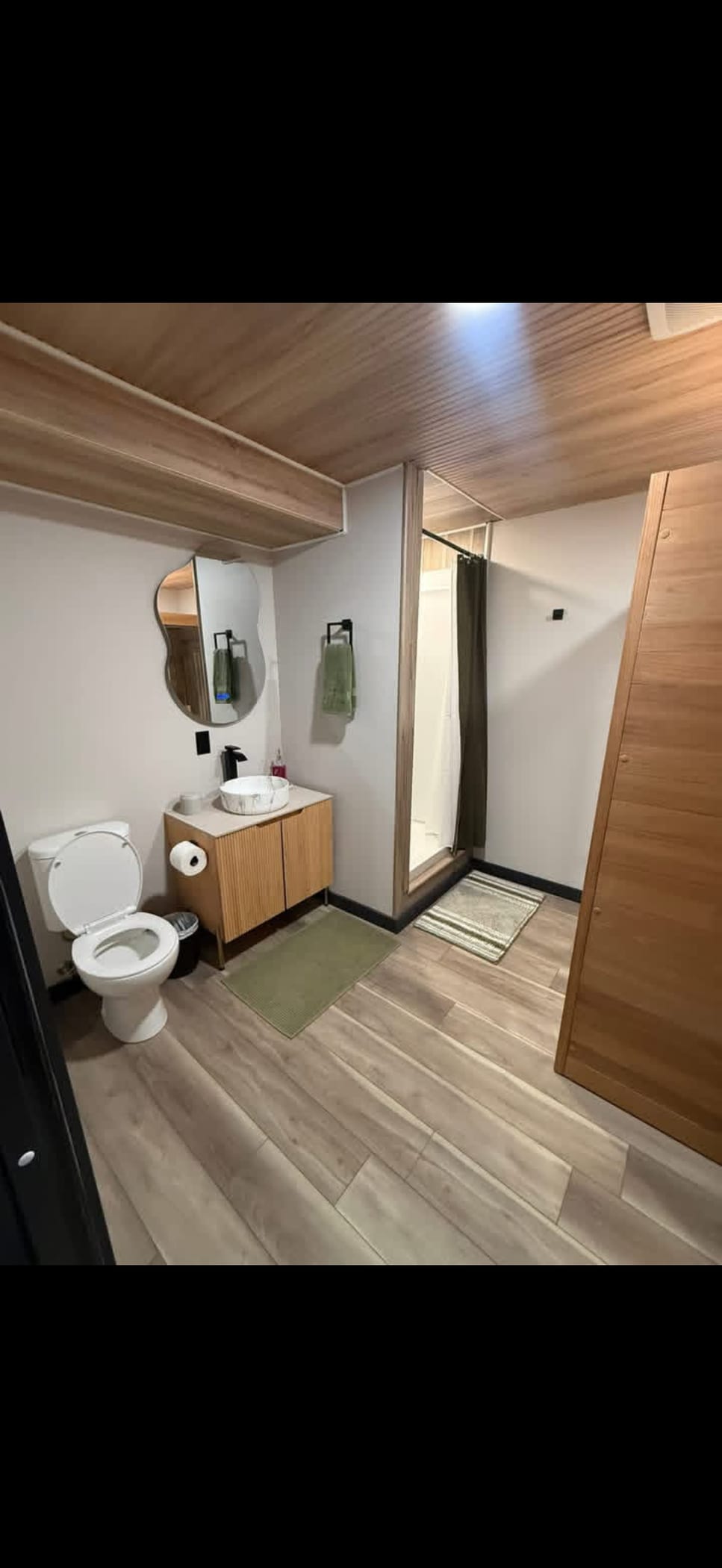 Finished bathroom remodel